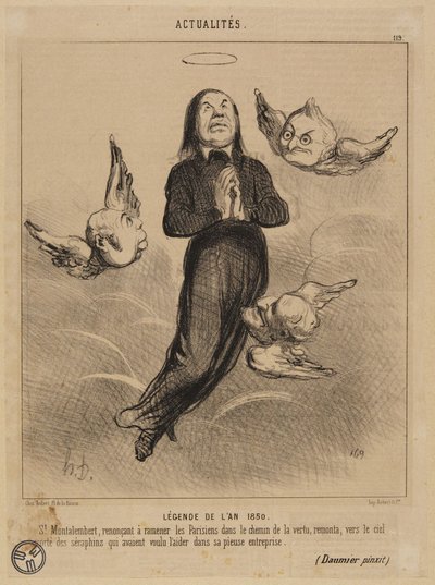 «Legenden om året 1850» av Honoré Daumier