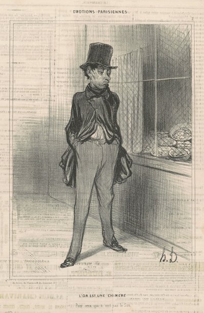 Gull er en kimær av Honoré Daumier