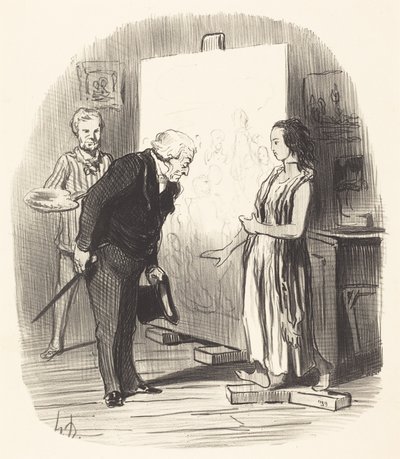 Madame, jeg har æren! av Honoré Daumier