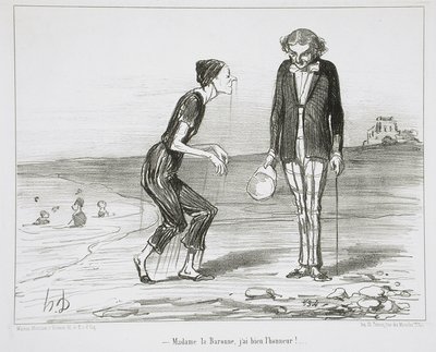 Madame la Baronne, jeg har den ære! av Honoré Daumier
