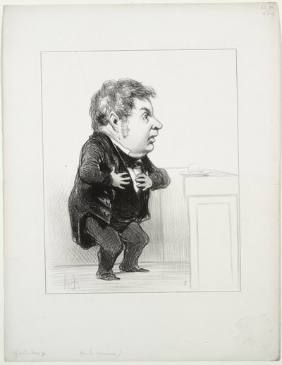 Michel Goudchaux av Honoré Daumier