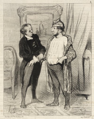 Min kjære, jeg forsikrer deg om at jeg... av Honoré Daumier