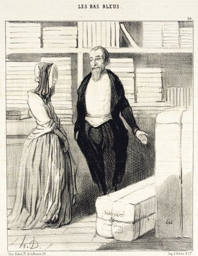 Våre regnskaper er lette å sette opp... av Honoré Daumier