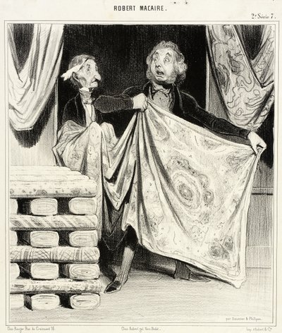Filantropiske nyheter av Honoré Daumier