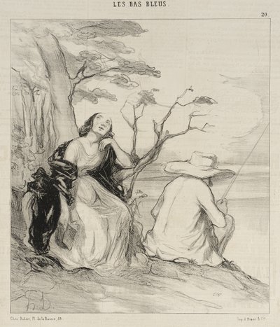 Å smerte!... å ha drømt... om en ektemann... av Honoré Daumier