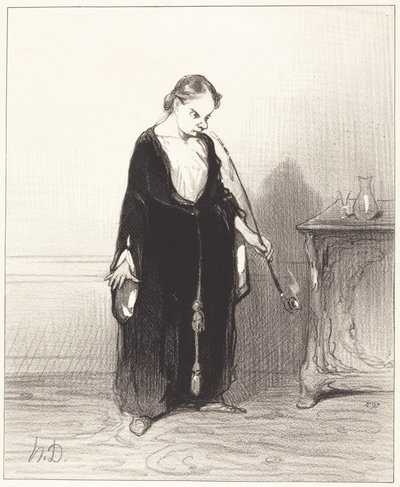 Å glede av opiumet som du henrykter fra meg!... av Honoré Daumier