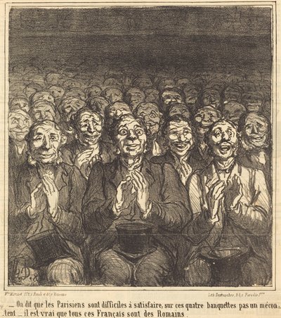 Det sies at parisere... av Honoré Daumier