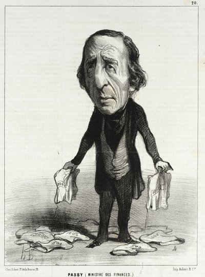 Passy (finansminister) av Honoré Daumier