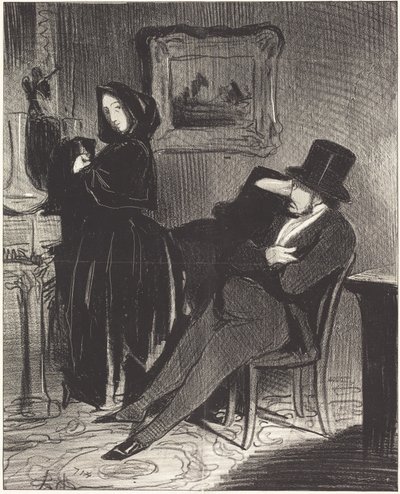 Oftere enn jeg vil følge deg... til ballet... av Honoré Daumier