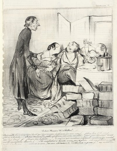 Robert Macaire, bibelselger av Honoré Daumier