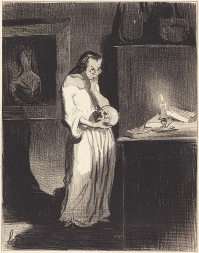 Din fordømte barnetyv! av Honoré Daumier