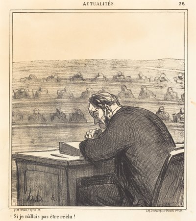 Hvis jeg ikke skulle bli gjenvalgt! av Honoré Daumier