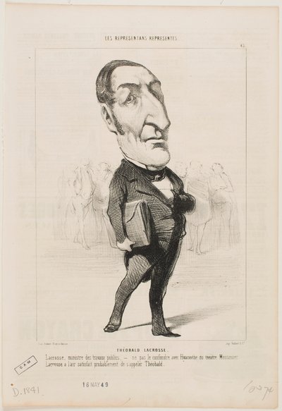 Theobald Lacrosse av Honoré Daumier