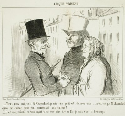 «Se, min venn, her er herr Chapoulard...» av Honoré Daumier