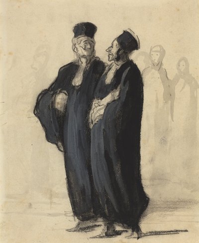 To advokater av Honoré Daumier