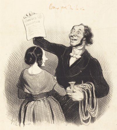 Nok en stor mann av Honoré Daumier