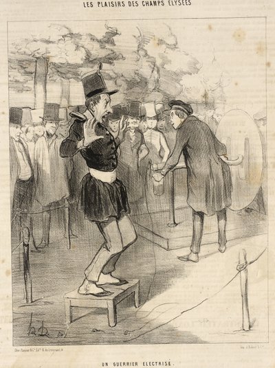 En elektrifisert kriger av Honoré Daumier