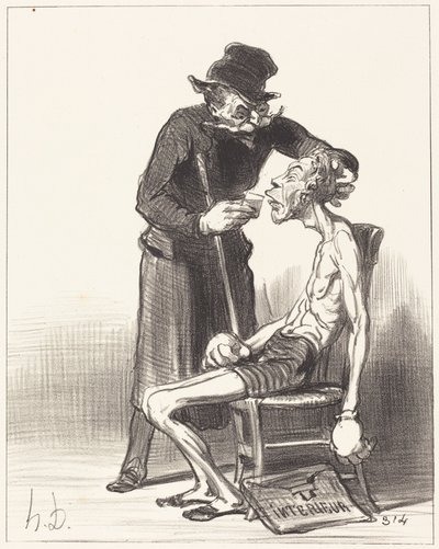 En ulykkelig bryter av Honoré Daumier