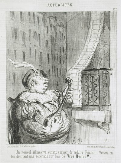 En ny Almaviva... av Honoré Daumier