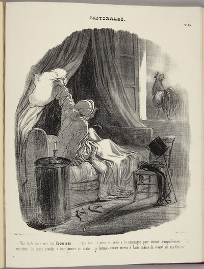 Vil du tie stille med dine kykkelikyer... av Honoré Daumier