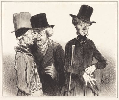 Se der! Du har blitt rentenist, jeg lege, han... av Honoré Daumier