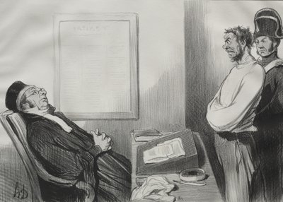 Du var sulten ... det er ikke en grunn ... av Honoré Daumier