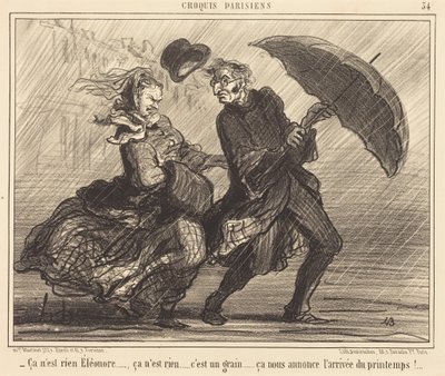 Det er ingenting, Éléonore... det er ingenting... av Honoré Daumier