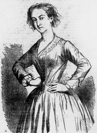 Illustrasjon fra Cousin Bette (La cousine Bette) av Honore de Balzac (1799-1850), fransk utgave av Honore de Balzac