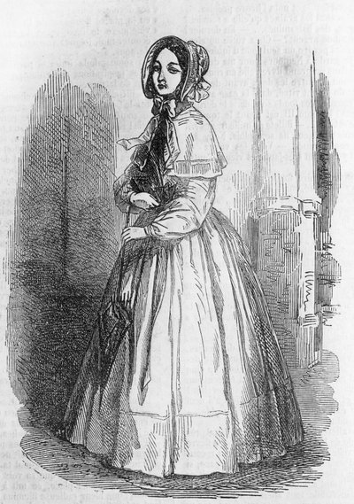 Julie Mercadet, illustrasjon fra Good Businessman (Le Faiseur) av Honore de Balzac (1799-1850), fransk utgave av Honore de Balzac