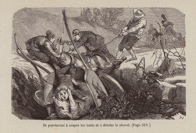 Illustrasjon til En snill liten djevel (gravering) av Horace (after) Castelli