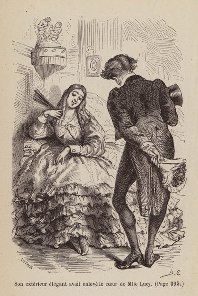 Illustrasjon til En snill liten djevel (gravering) av Horace (after) Castelli