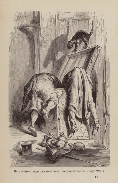 Illustrasjon til En snill liten djevel (gravering) av Horace (after) Castelli