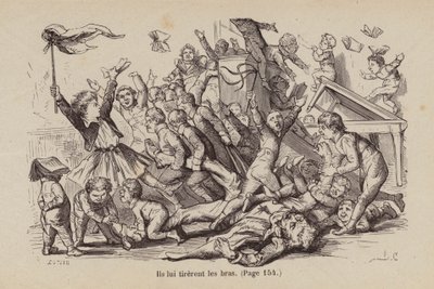Illustrasjon til En snill liten djevel (gravering) av Horace (after) Castelli