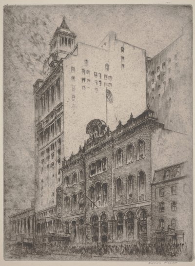 Tammany Hall (etsing) av Horace Devitt Welsh