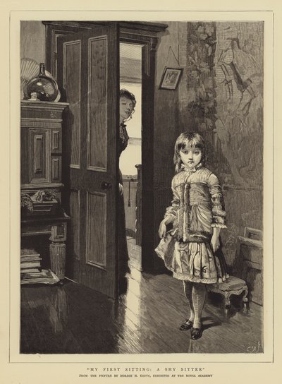 My First Sitting, en sjenert Sitter av Horace Henry Cauty