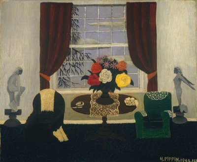 Viktoriansk interiør I av Horace Pippin