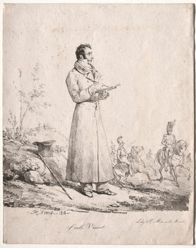 Antoine Charles Horace Vernet, kalt Carle av Emile Jean Horace Vernet