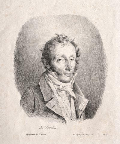 Carle Vernet av Emile Jean Horace Vernet