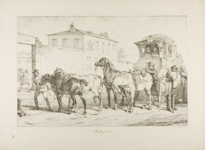 Mail Coach av Emile Jean Horace Vernet