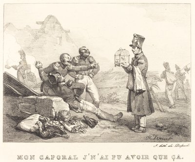 Korporalen min, jeg kunne bare ha dette av Emile Jean Horace Vernet