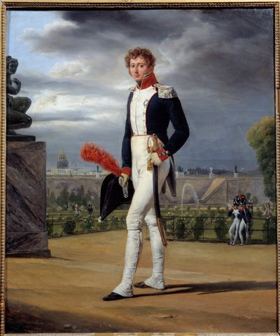 Portrett av samleren Philippe Lenoir (1785 - 1867). Maleri av Emile Dit Horace Vernet (1789-1863) av Emile Jean Horace Vernet