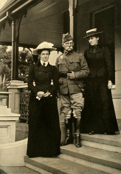 Lord Roberts og hans døtre i Pretoria, 1900, 1901. av Horace Walter Nicholls