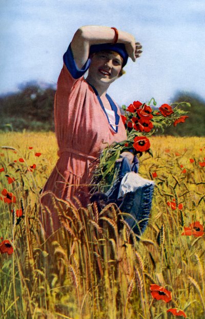 Den engelske rosen, c1922 av Horace Walter Nicholls