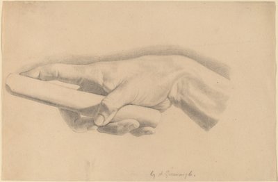 Studie av en hånd av Horatio Greenough