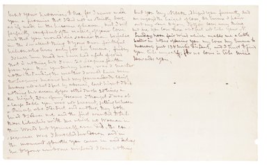 Autografbrev til Lady Hamilton, n.p. [Foudroyant til sjøs] av Horatio Nelson