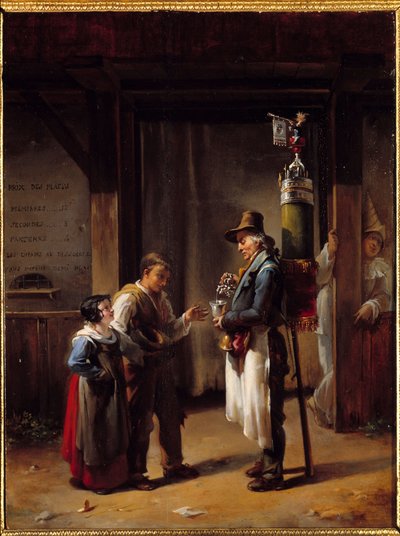 The Coco Merchant. Maleri av Hortense Lecot (1809-1868) av Hortense Lecot