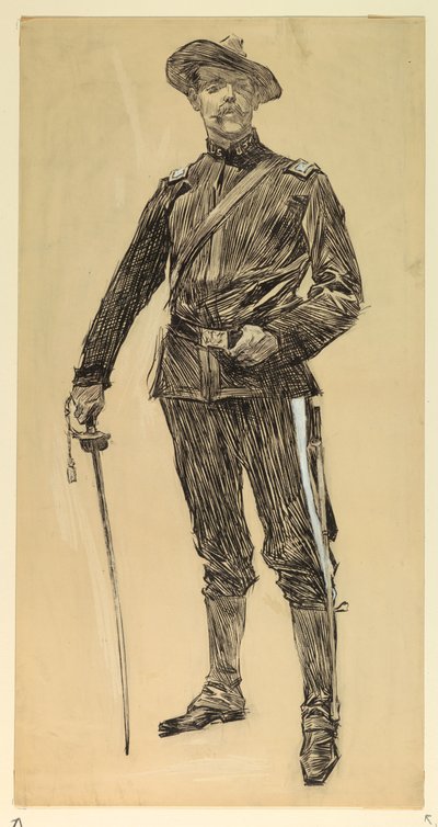 Amerikansk offiser (spansk-amerikansk krig) av Howard Chandler Christy
