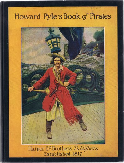 Forsidedesign, fra Howard Pyles Book of Pirates utgitt av Harper & Bros, 1921 av Howard Pyle