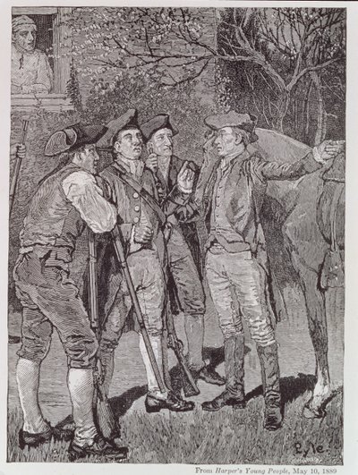 Paul Revere på Lexington, fra Harper