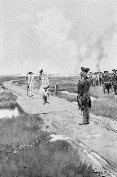 The Capitulation of Louisbourg, illustrasjon fra 